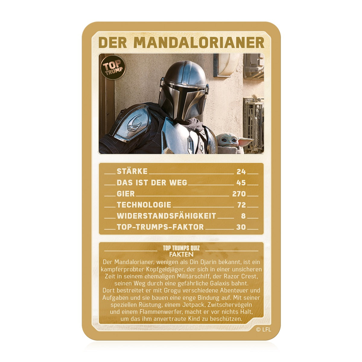 TOP TRUMPS Collectables - Star Wars Mandalorian