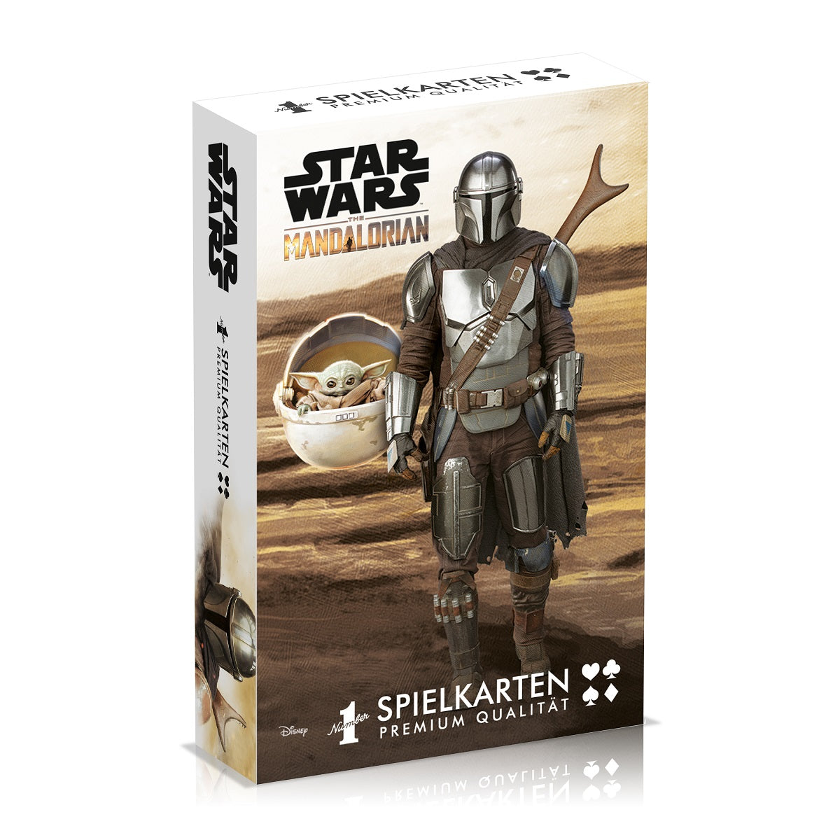 Number 1 Spielkarten - Mandalorian Baby Yoda (12er)