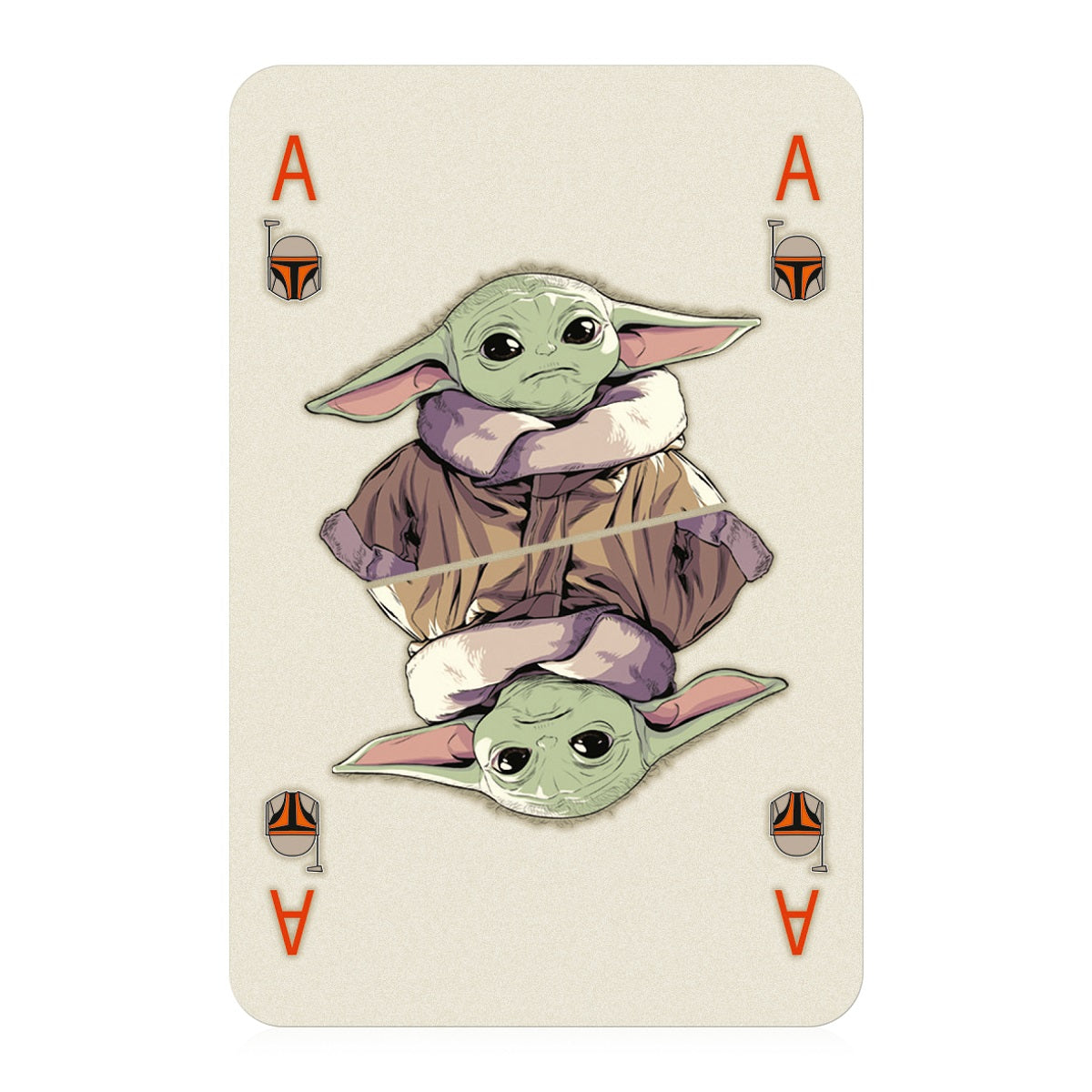 Number 1 Spielkarten - Mandalorian Baby Yoda (12er)