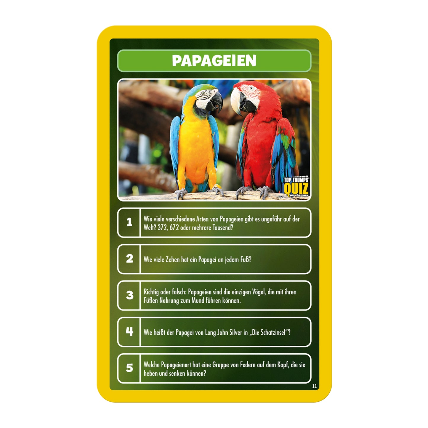 TOP TRUMPS - Quiz Welt der Tiere
