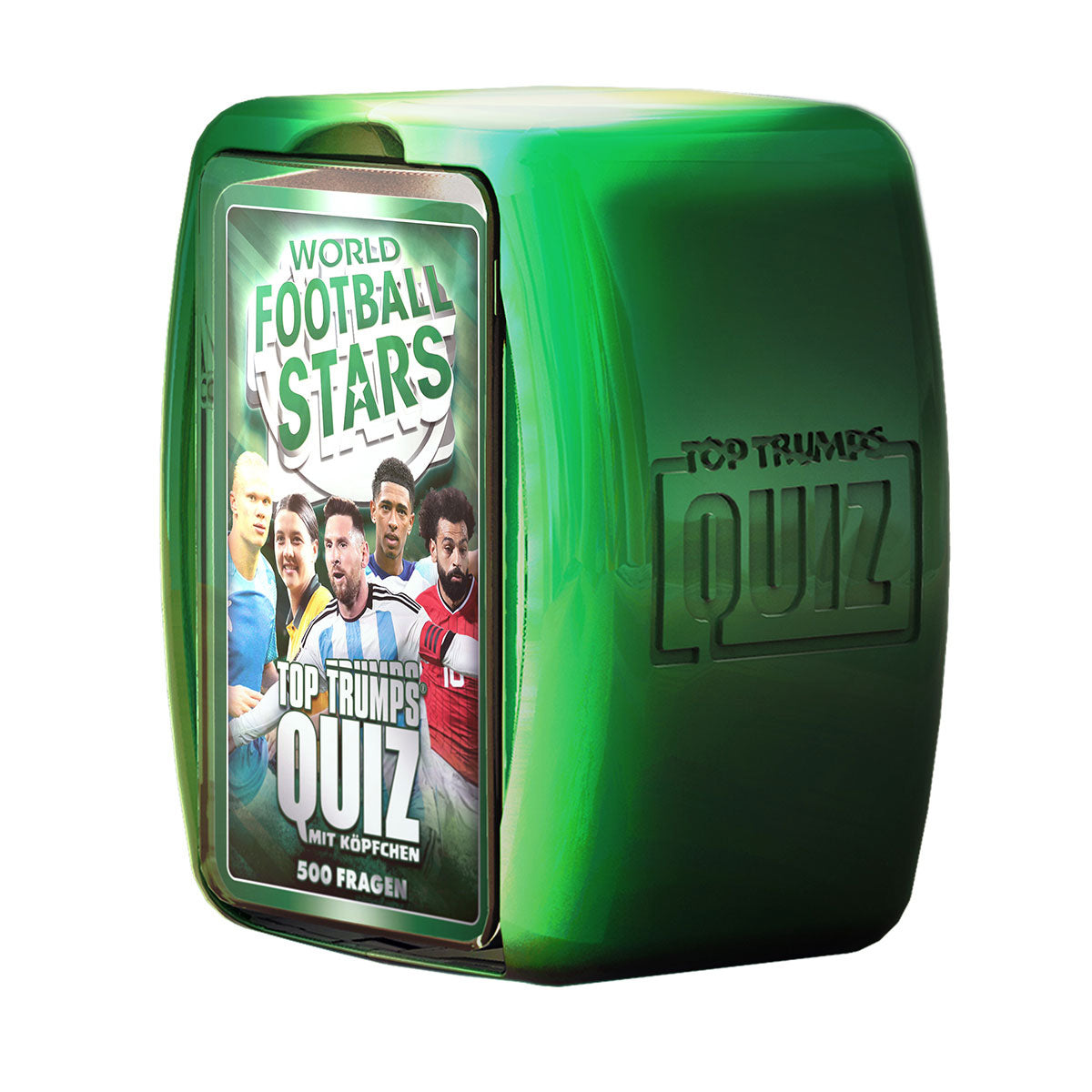 TOP TRUMPS - Quiz Weltfussballstars green case