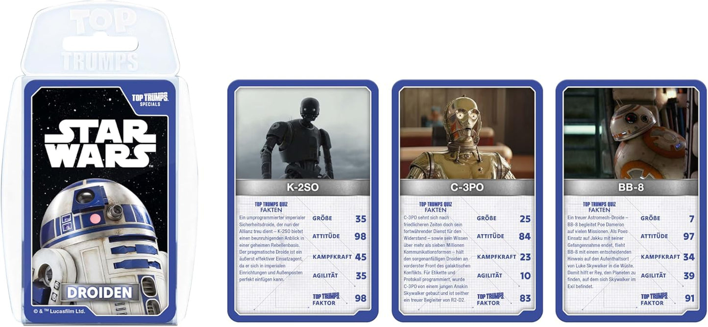 TOP TRUMPS - Star Wars Droiden
