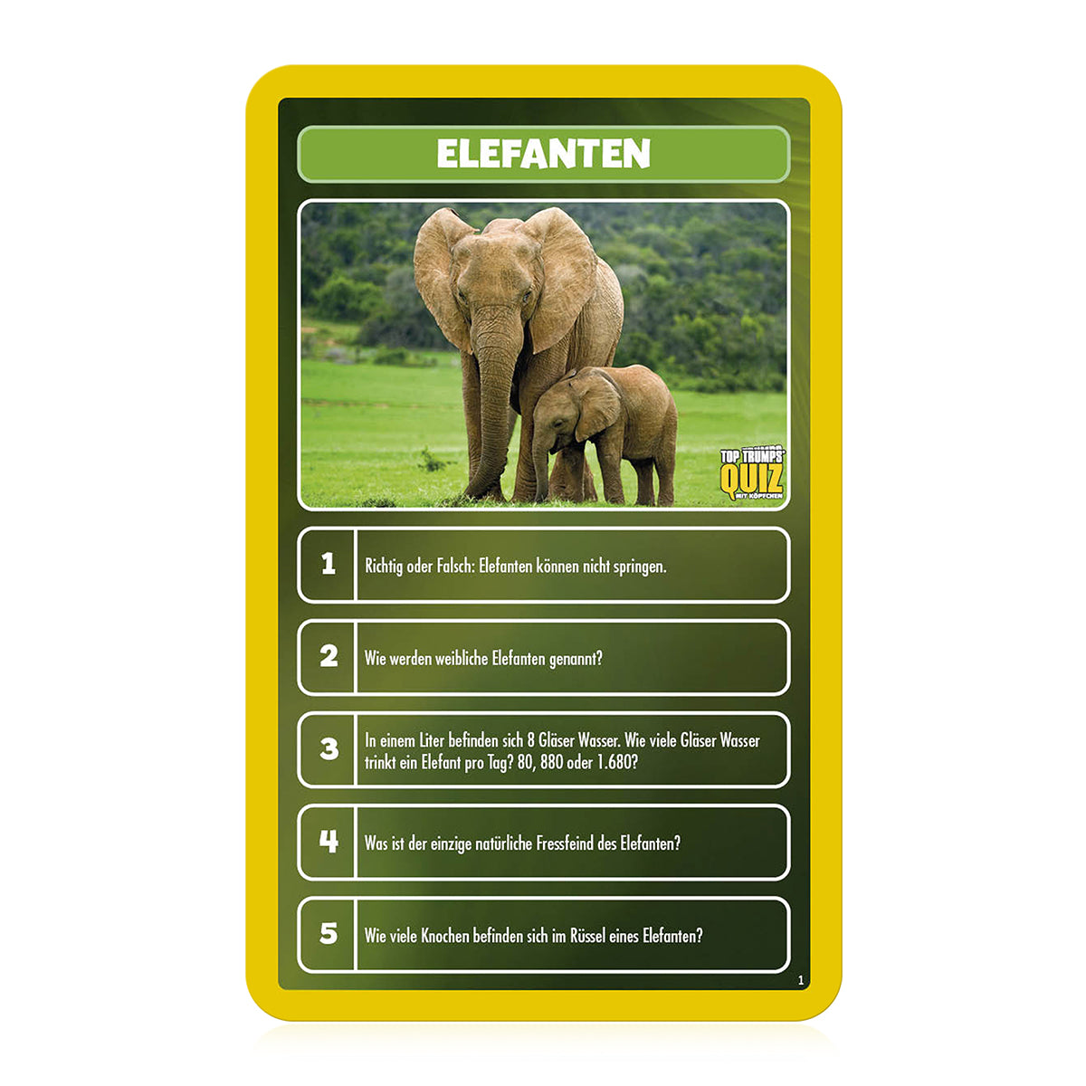 TOP TRUMPS - Quiz Welt der Tiere